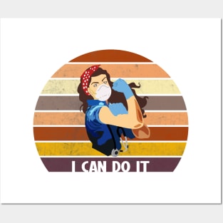 I can do it vintage retro for nurses and doctors Posters and Art